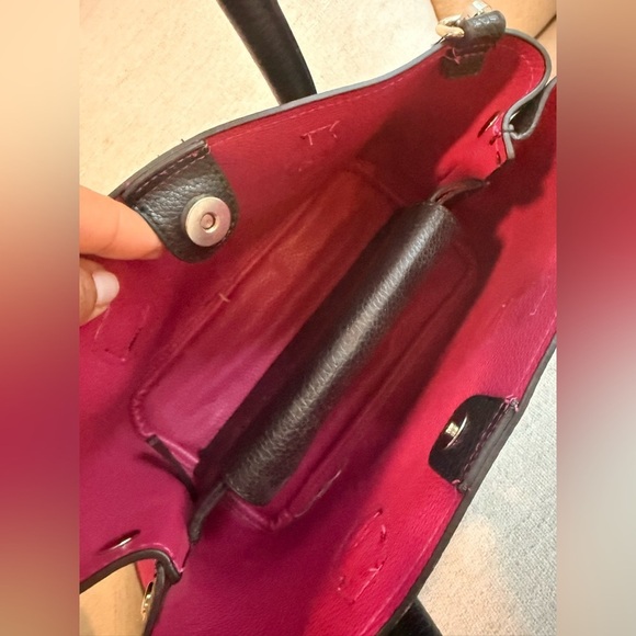 Marco Tozzi peble leather black bag - Picture 3 of 6